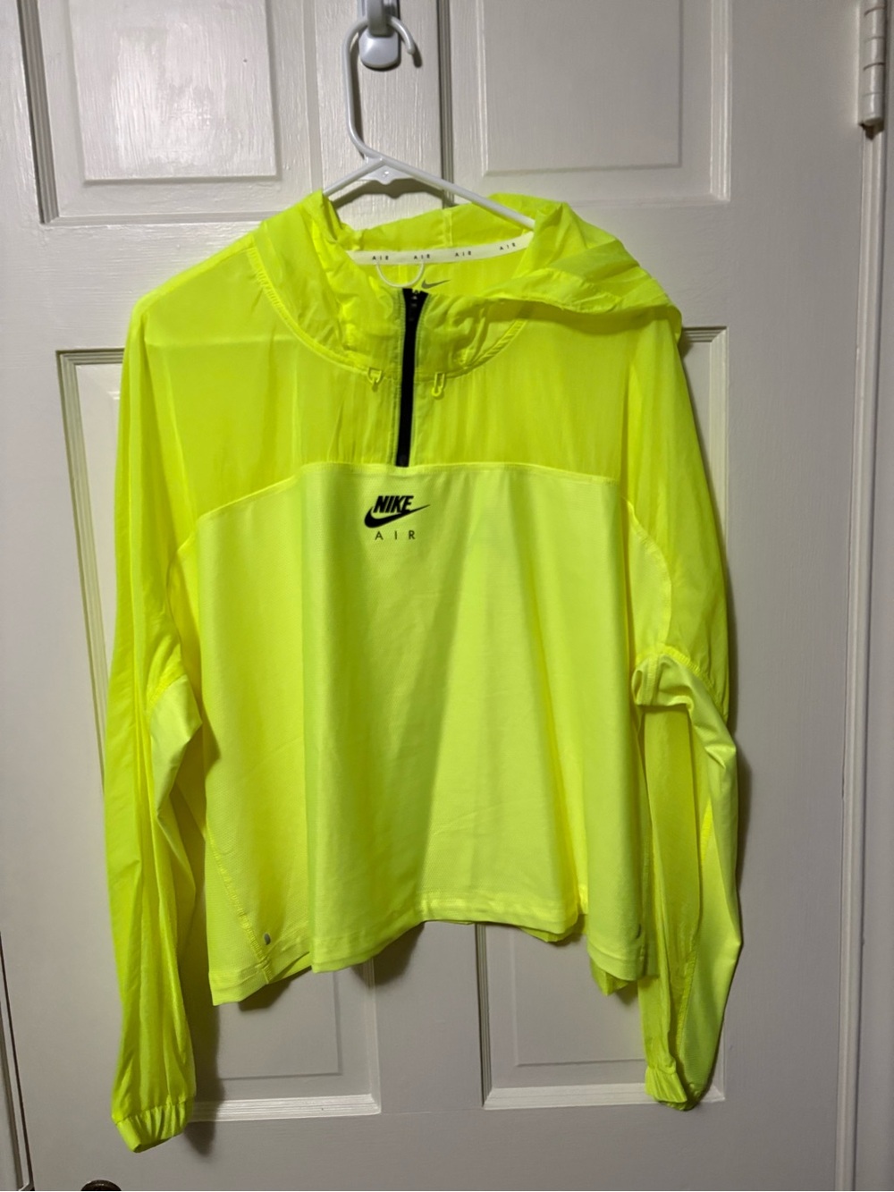 Nike Air Neon Yellow Pullover Jacket